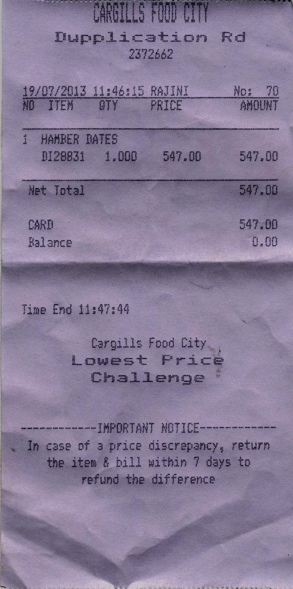 Food City Bill