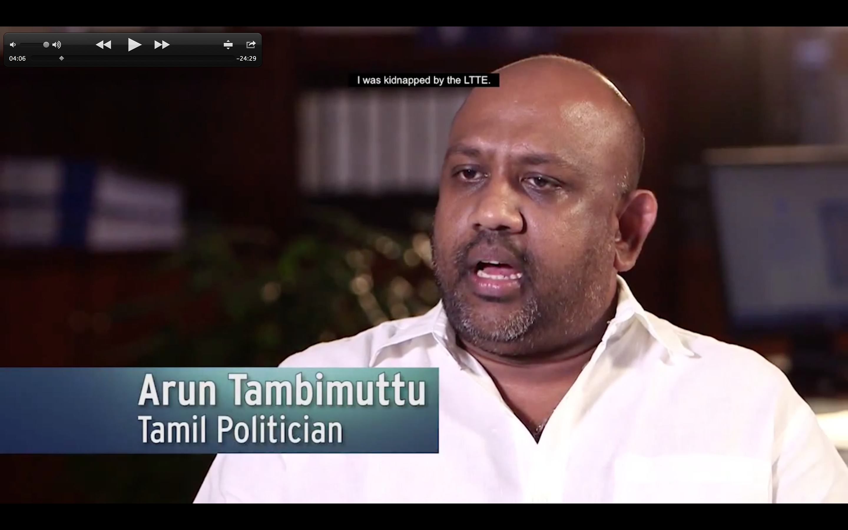 Tambimuttu - not SLFP