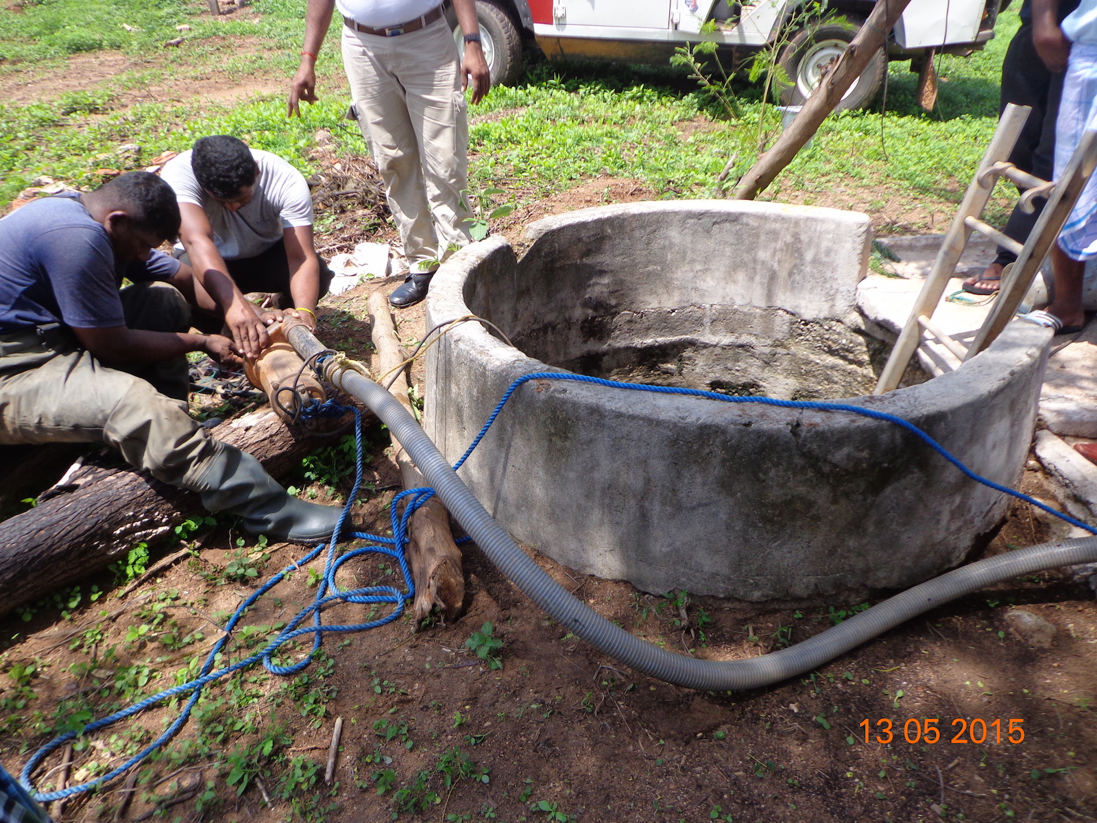 Cleaning of well by Halo Trust