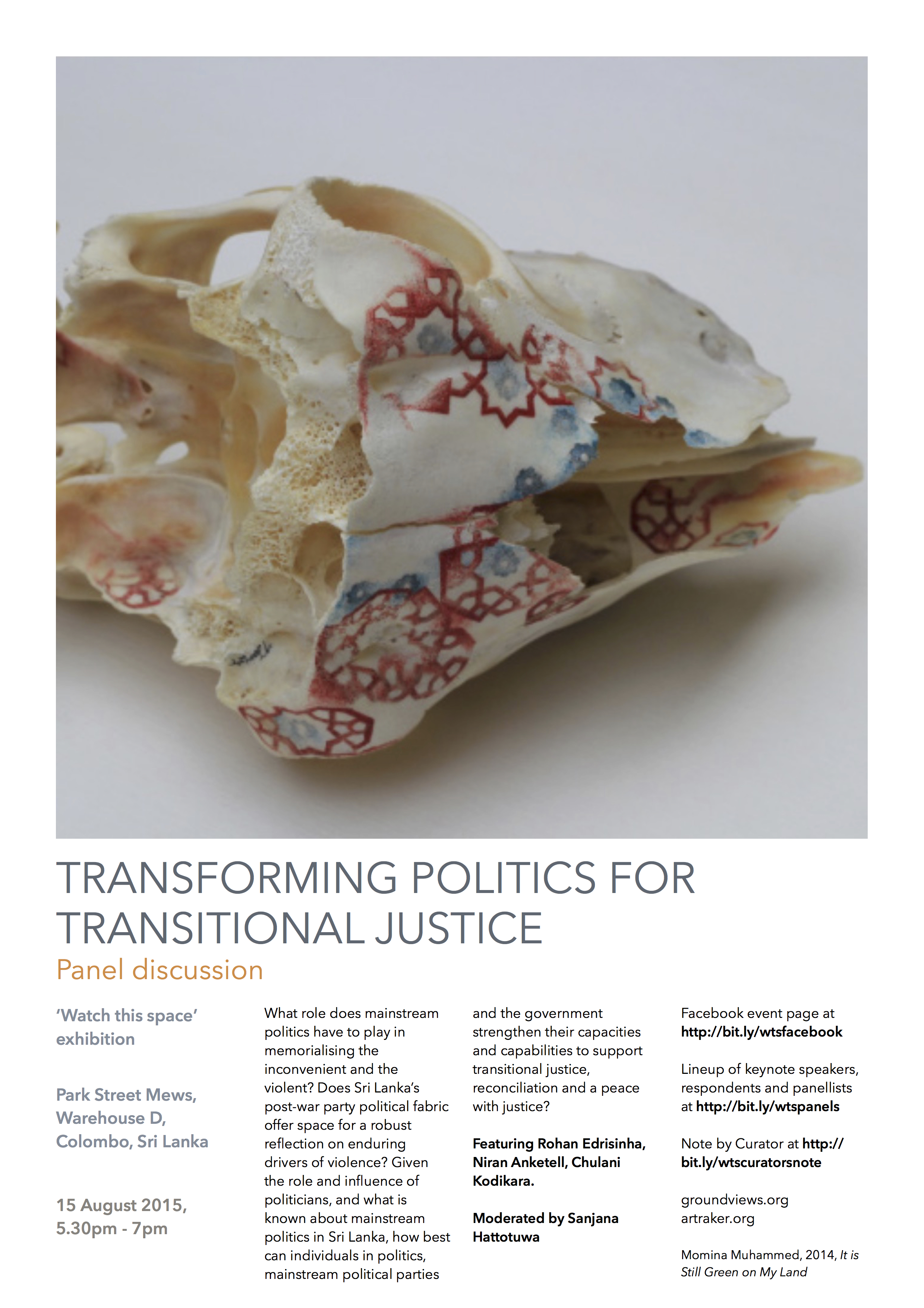 Transforming Politics for Transitional Justice
